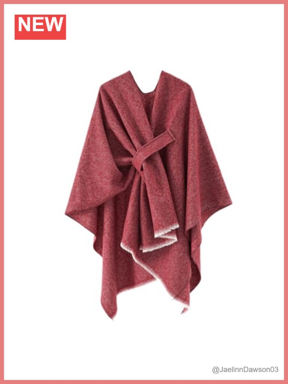 Women's Soft Knit Poncho Shawl Wrap Open Front Cardigan Blanket Cape